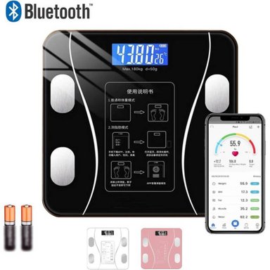 BALANZA DIGITAL MODELO1 BLUETOOTH SMART SCALE NEGRO