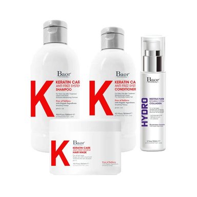 SUPER PACK BAOR PROFESSIONAL BAOR K SHAMPOO ACONDICIONADOR MASCARILLA HYDRO - 1