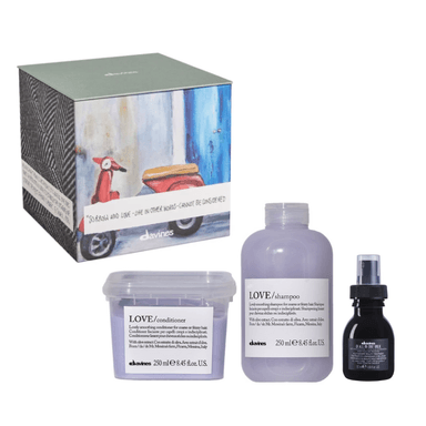 PACK DAVINES LOVE SMOOTHING SHAMPOO 250ML ACONDICIONADOR 250ML OI ALL THE MILK 50ML - 1