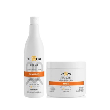 SET SHAMPOO ALFAPARF MILANO REPAIR 500ML MASCARILLA 500ML - 1