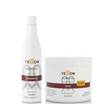 SET SHAMPOO ALFAPARF MILANO NUTRITIVE 500ML MASCARILLA 500ML - 1
