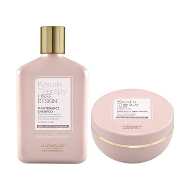 SHAMPOO ALFAPARF MILANO 200ML KERATIN THERAPY DUO LISSE DESIGN 250 MASK - 1