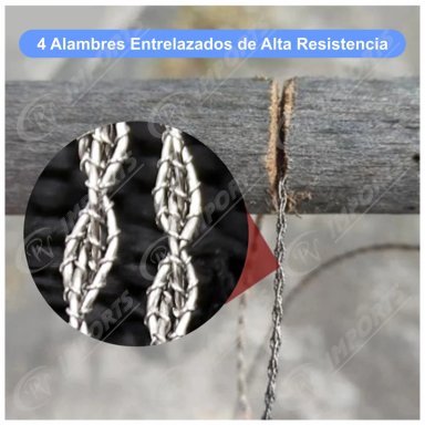 SIERRA DE ALAMBRE DOBLE ASA ERGONÓMICA CAMPING Y MÁS - 3