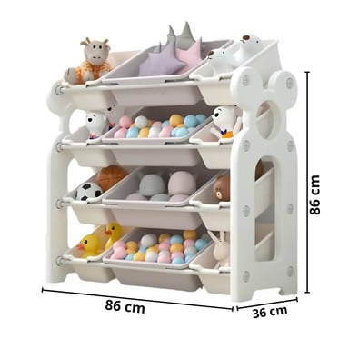 ORGANIZADOR JUGUETERO PARA  BEBES Y NIÑOS CON 12 BANDEJAS - 2