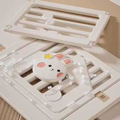 ZONA DE JUEGOS BABY RABBIT CON PIZARRA, CASITA Y ALFOMBRA  180 X 200 CM - 3