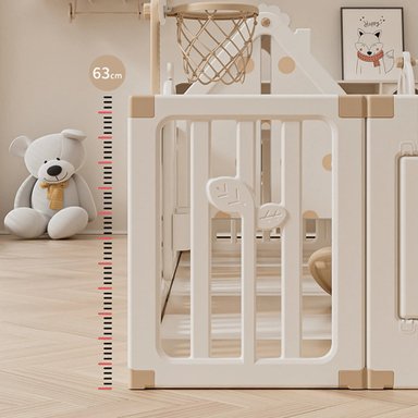 ZONA DE JUEGOS BABY RABBIT CON PIZARRA, CASITA Y ALFOMBRA  180 X 200 CM - 4