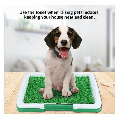 PUPPY POTTY BAÑO ECOLOGICO PORTÁTIL CON CESPED PARA PERROS