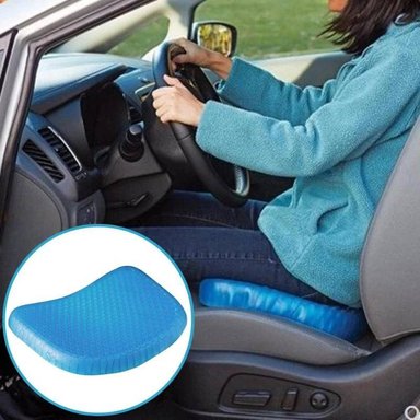COJÍN OEM DE GEL ANTIDESLIZANTE DE COCHE Y OFICINA 2 PCS AZUL X 37 CM - 4
