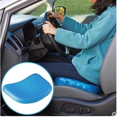 COJÍN OEM DE GEL ANTIDESLIZANTE DE COCHE Y OFICINA 2 UNIDADES AZUL X 37 CM - 3