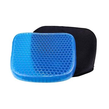 COJÍN OEM DE GEL ANTIDESLIZANTE DE COCHE Y OFICINA 2 UNIDADES AZUL X 37 CM - 5
