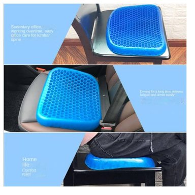 COJÍN OEM DE GEL ANTIDESLIZANTE DE 1000 GRS AZUL X 37 CM - 6