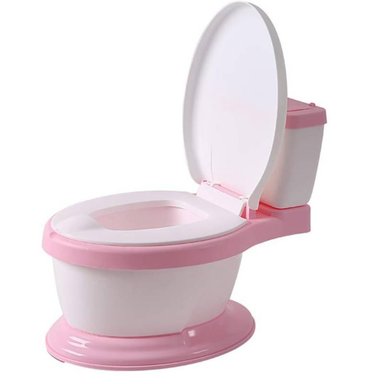 ASIENTO PORTÁTIL ORINAL INODORO DE ENTRENAMIENTO ROSADO PARA NIÑOS - 1