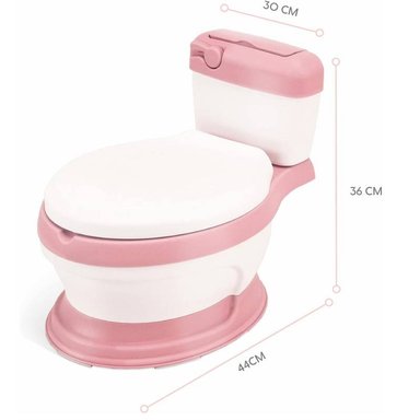 ASIENTO PORTÁTIL ORINAL INODORO DE ENTRENAMIENTO ROSADO PARA NIÑOS - 2