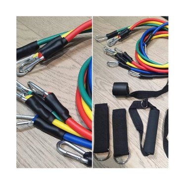 BANDAS DE RESISTENCIA CON ASAS JUEGO DE 11 PIEZAS - 4
