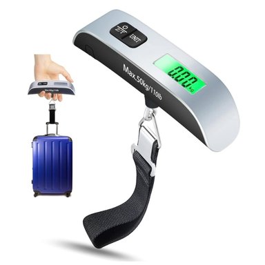 BÁSCULA PORTÁTIL ELECTRÓNICA DIGITAL PARA EQUIPAJE