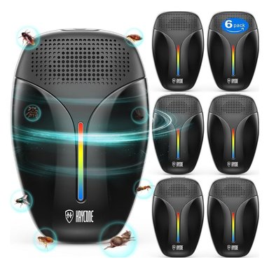 REPELENTE ULTRASONICO DE INSECTOS , ROEDORES, PACK X 6 UNIDADES