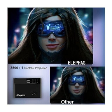 MINI PROYECTOR MODELO W13 NEGRO - 4