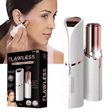 DEPILADOR INSTANTÁNEO FLAW LESS BELLEZA CAPILAR CARA CEJA BOZO GENIEKA