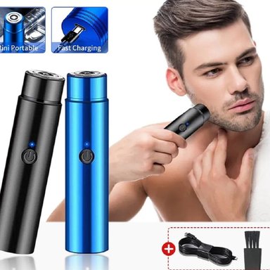 AFEITADORA ELÉCTRICA PORTÁTIL HOMBRE MUJER DEPILACIÓN FACIAL CORPORAL REGALO GENIEKA