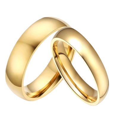 ARO DE MATRIMONIO MUJER GENIEKA CLASSIC BAÑADO EN ORO 18K ANILLOS NOVIOS BODAS ALIANZAS ANIVERSARIO - 3