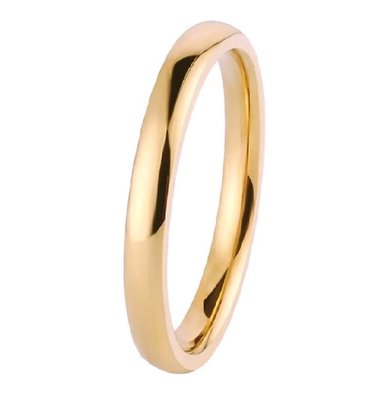 ARO DE MATRIMONIO HOMBRE GENIEKA DELGADOS BAÑADO EN ORO 18K ANILLOS NOVIOS BODAS ALIANZAS ANIVERSARIO - 5