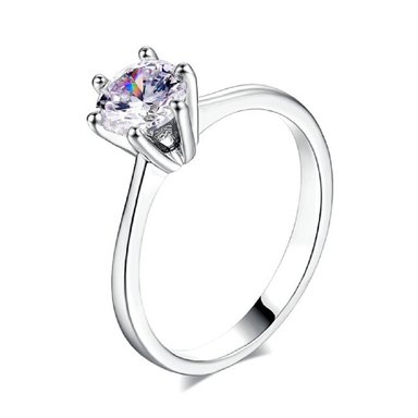 ARO DE MATRIMONIO HOMBRE GENIEKA SOLITARIO LOVE BAÑADO EN ORO BLANCO 18K ANILLOS NOVIOS BODAS ALIANZAS ANIVERSARIO - 4