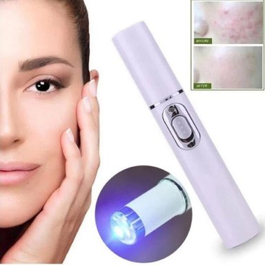 DISPOSITIVO LASER ROSTRO Y CUELLO LUZ AZUL HOT ACNÉ MARCAS TONIFICADOR PIEL GENIEKA - 1