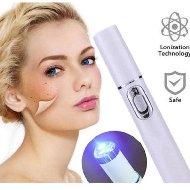 DISPOSITIVO LASER ROSTRO Y CUELLO LUZ AZUL HOT ACNÉ MARCAS TONIFICADOR PIEL GENIEKA - 2