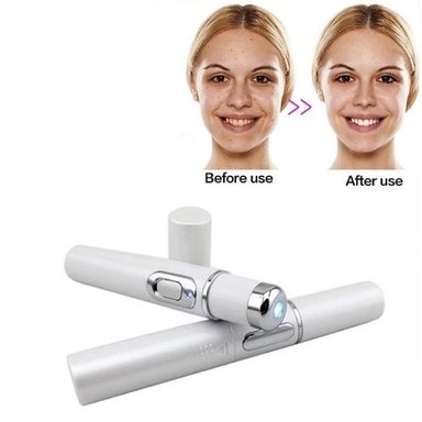 DISPOSITIVO LASER ROSTRO Y CUELLO LUZ AZUL HOT ACNÉ MARCAS TONIFICADOR PIEL GENIEKA - 4