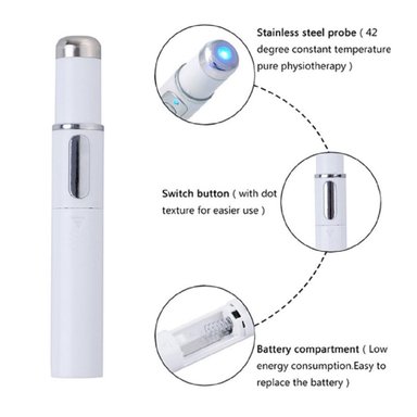 DISPOSITIVO LASER ROSTRO Y CUELLO LUZ AZUL HOT ACNÉ MARCAS TONIFICADOR PIEL GENIEKA - 6
