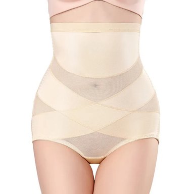 FAJA MOLDEADORA MUJER GENIEKA BEIGE VELFORM DE CINTURA SIN COSTURAS ROPA INTERIOR LEVANTA POMPIS