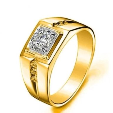 ANILLO ELEGANT GENTLEMAN ZIRCÓN HOMBRE ARO ACCESORIOS JOYA FIESTA NOVIO COMPROMISO MODA REGALO GENIEKA