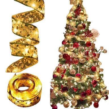 CINTA LUZ GUIRNALDAS NAVIDAD DECORACIÓN HOGAR ADORNO PILAS AA GENIEKA