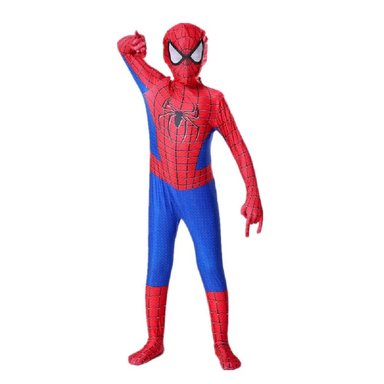 PACK DISFRAZ NIÑO GENIEKA ROJO SPIDERMAN + RELOJ PULSERA PROYECTOR TRASFORMA ROBOT JUGUETE HALLOWEEN DÍA DEL NAVIDAD - 5