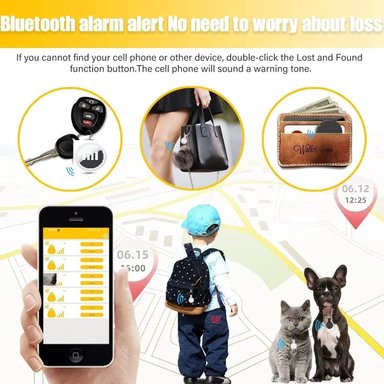 LOCALIZADOR SMART TRACKER INTELIGENTE MINI PORTATIL ALARMA XIAOMI + COVER ANTI PERDIDA CELULAR MASCOTAS NIÑOS RASTREADOR GENIEKA - 6