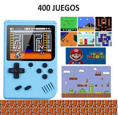 MINI GAME LCD CONSOLA VIDEOJUEGOS 400 JUEGOS PORTÁTIL RETRO SUPER MARIO NINJA KONG NIÑOS REGALO NAVIDAD 8 BITS GENIEKA - 1