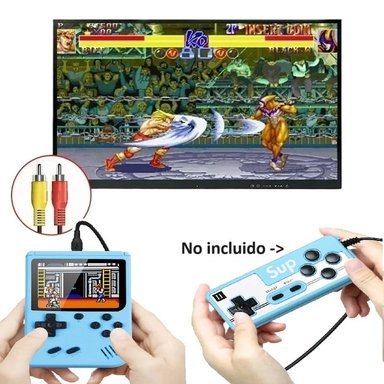 MINI GAME LCD CONSOLA VIDEOJUEGOS 400 JUEGOS PORTÁTIL RETRO SUPER MARIO NINJA KONG NIÑOS REGALO NAVIDAD 8 BITS GENIEKA - 2
