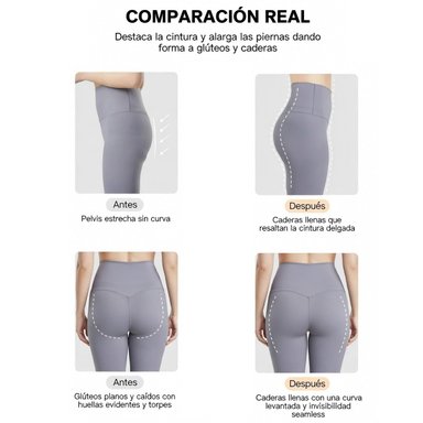 FAJA MOLDEADORA + AUMENTA GLUTEOS + CADERAS PUSH UP CONTROL ABDOMEN FIGURA VERANO NAVIDAD GENIEKA - 5