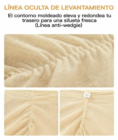 FAJA MOLDEADORA + AUMENTA GLUTEOS + CADERAS PUSH UP CONTROL ABDOMEN FIGURA VERANO NAVIDAD GENIEKA - 8