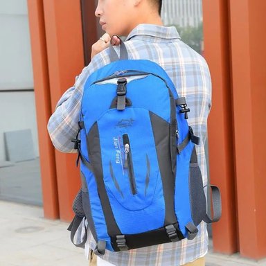 MOCHILA 40L GYM VIAJE OUTDOOR LAPTOP  IMPERMEABLE MÚLTIPLES CIERRES Y COMPARTIMIENTOS PARA CAMPING TREKKING VERANO GENIEKA