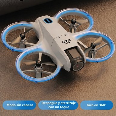 RON GT3 DOBLE CÁMARA 4K LUCES LED + CONTROL REMOTO DRONE DUAL + LENTES DE REALIDAD VIRTUAL  VR CAMERA 4K FOTO GENIEKA - 3