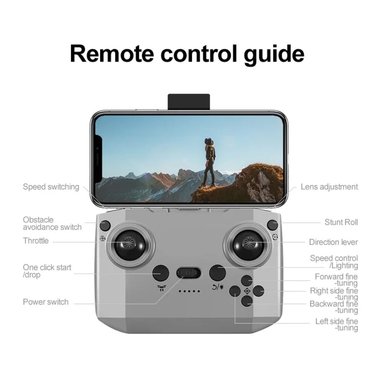 RON GT3 DOBLE CÁMARA 4K LUCES LED + CONTROL REMOTO DRONE DUAL + LENTES DE REALIDAD VIRTUAL  VR CAMERA 4K FOTO GENIEKA - 8