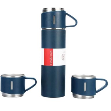 TERMO 3 TAZAS DE ACERO INOXIDABLE DE CALIDAD