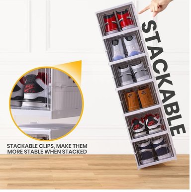 ZAPATERA 6 NIVELES BLANCO PLEGABLE CON TAPA