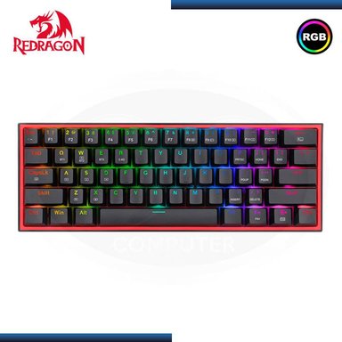 TECLADO REDRAGON FIZZ PRO WIRELESS SPANISH K616-RGB-B BLACK - 2