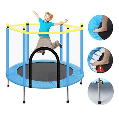 CAMA SALTARINA TRAMPOLIN 1.4 M CELESTE - 1