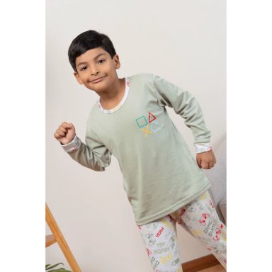 PIJAMA PARA NIÑO ALGODÓN PIMA