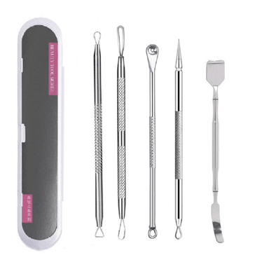 REMOVEDOR EXTRACTOR PUNTOS NEGROS ESPÁTULA LIMPIEZA FACIAL SM SACA COMEDONES