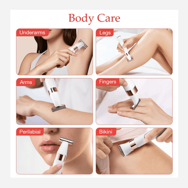 RASURADORA AFEITADORA RECORTADORA TRIMMER VELLO CORPORAL ROSTRO - 8