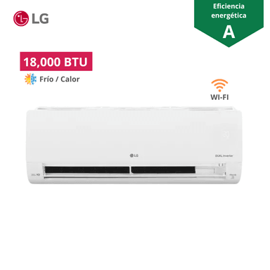 Aire Acondicionado LG 18 000 BTU DualCool Inverter Frío - Calor